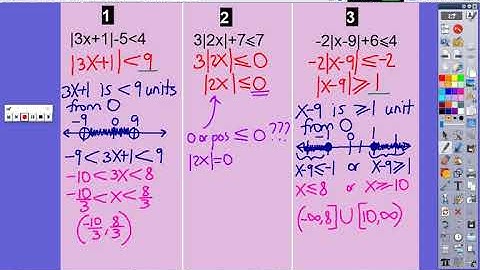 Precalculus day 4 video #1 on solving absolute value inequalities