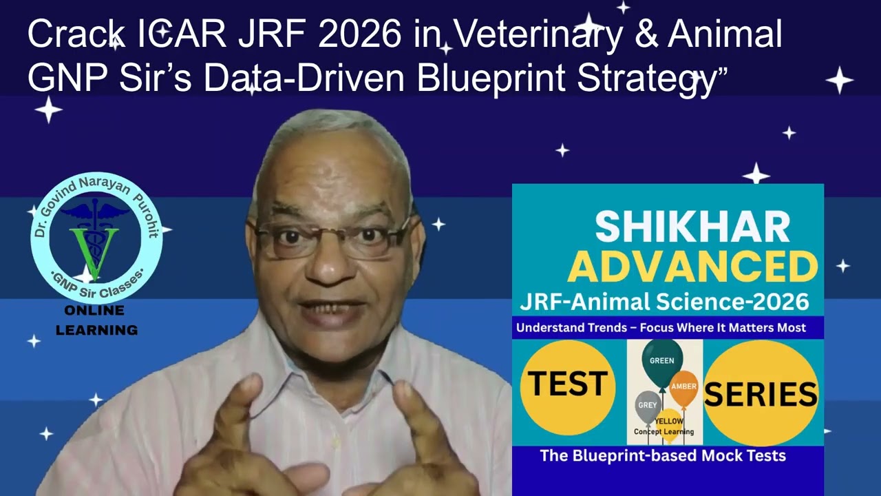 Стратегия подготовки к конкурсу ICAR JRF 2026 | План, основанный на данных, для достижения высоки...