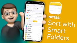 Create Automatic Smart Folders to Sort your Notes ⭐ iOS 16 Tips screenshot 2