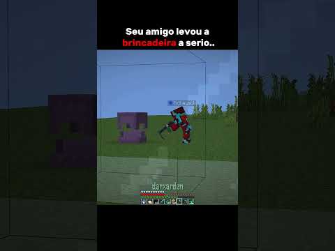 Levou MUITO  a sério..  #minecraft #memes