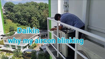 Why my Daikin aircon blinking and not cooling | CTKS25QVM