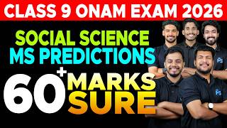 Class 9 Social Science Onam Exam | MS Predictions 60+ Marks Sure in One Video | MS SOLUTIONS