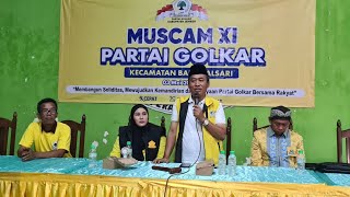 Muscam ke X1 Partai Golkar di Bangsalsari Targetkan Sembilan Kursi di 2029