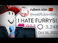 Ruben sim vs furries the everlasting roblox drama