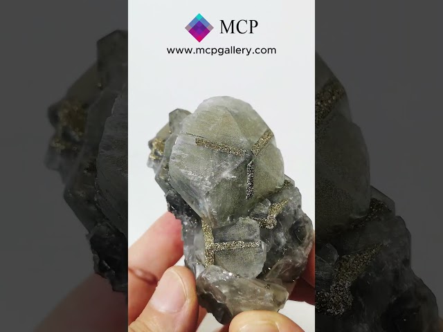 GFS0916 CALCITE, PYRITE - CHINA #minerals  #crystalshop #gemstone #crystals #gems