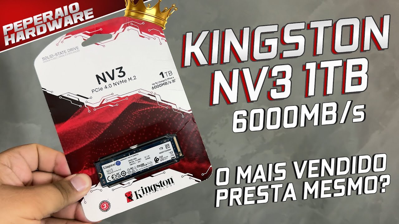 Review Kingston NV3 1TB 6000 MB/s: O SSD BARATO mais VENDIDO do Brasil é bom mesmo ou é MARKETING?