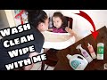 Wash, Clean and Wipe with Me with Baby Go