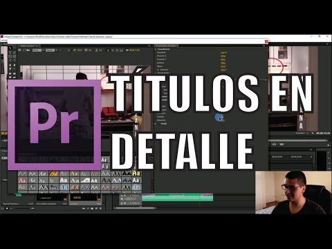 Cómo hacer títulos (en detalle) en Premiere Pro CS6