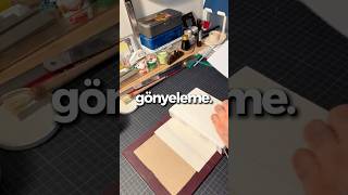 Gönyeleme ile defter yapımı son videosu #bookbinding #diy