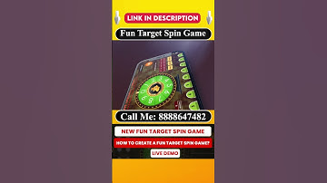 Fun Target Spin Game | how to create a Fun Target Spin Game? #funtarget #games #shorts