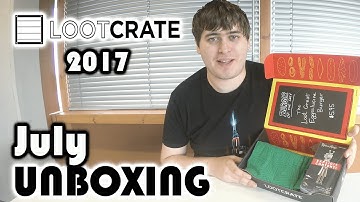 Loot Crate Unboxing July 2017 -Animation
