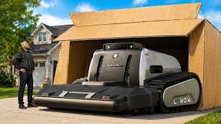 Unboxing the Most EXTREME Robot Mower Yet - Lymow One Plus!