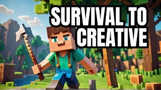 How to Change Survival Mode to Creative Mode in Minecraft java edition | BtoWin.
