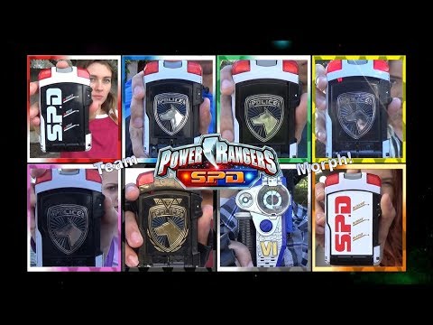 8 Ranger Team Morph (Power Rangers S.P.D.) *Fan Tribute / Retro Style*