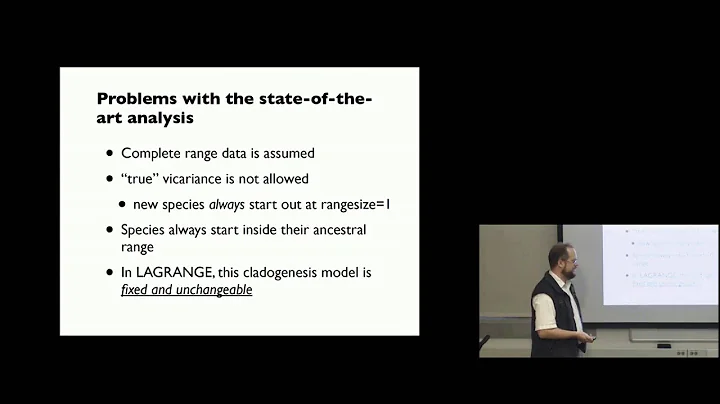 Statistical model choice in phylogenetic biogeogra...