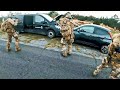 Denmark soldiers in action  live fire combat drills