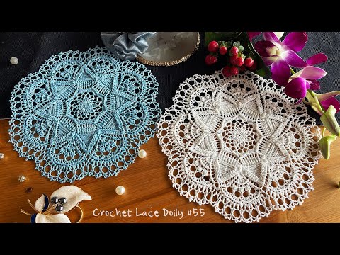 Crochet-Along with Pattern: Lace Doily No. 55 