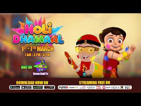 Holi Dhamaal - Celebrate with Your Favourite Heroes | Holi Specials from 1–7 Mar | On Green Gold TV