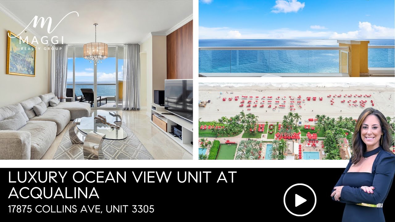 NEW Oceanfront Listing For Sale At Luxurious Acqualina - Sunny Isles, Miami