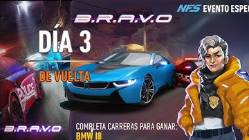 NFS No Limits - 🎮 B.R.A.V.O.: 2018 BMW i8 - Día #3 De Vuelta