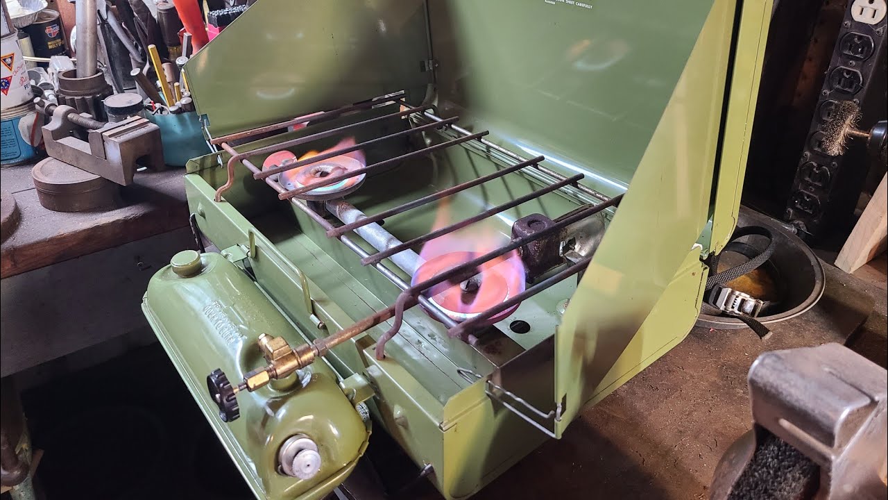 Vintage Sears 476 Stove - First Light - YouTube