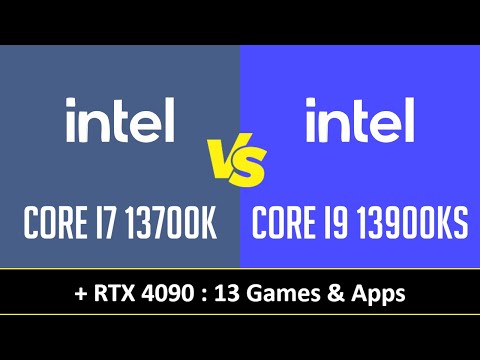 CORE I7 13700K vs CORE I9 13900KS - 13 Games & Apps (RTX 4090)