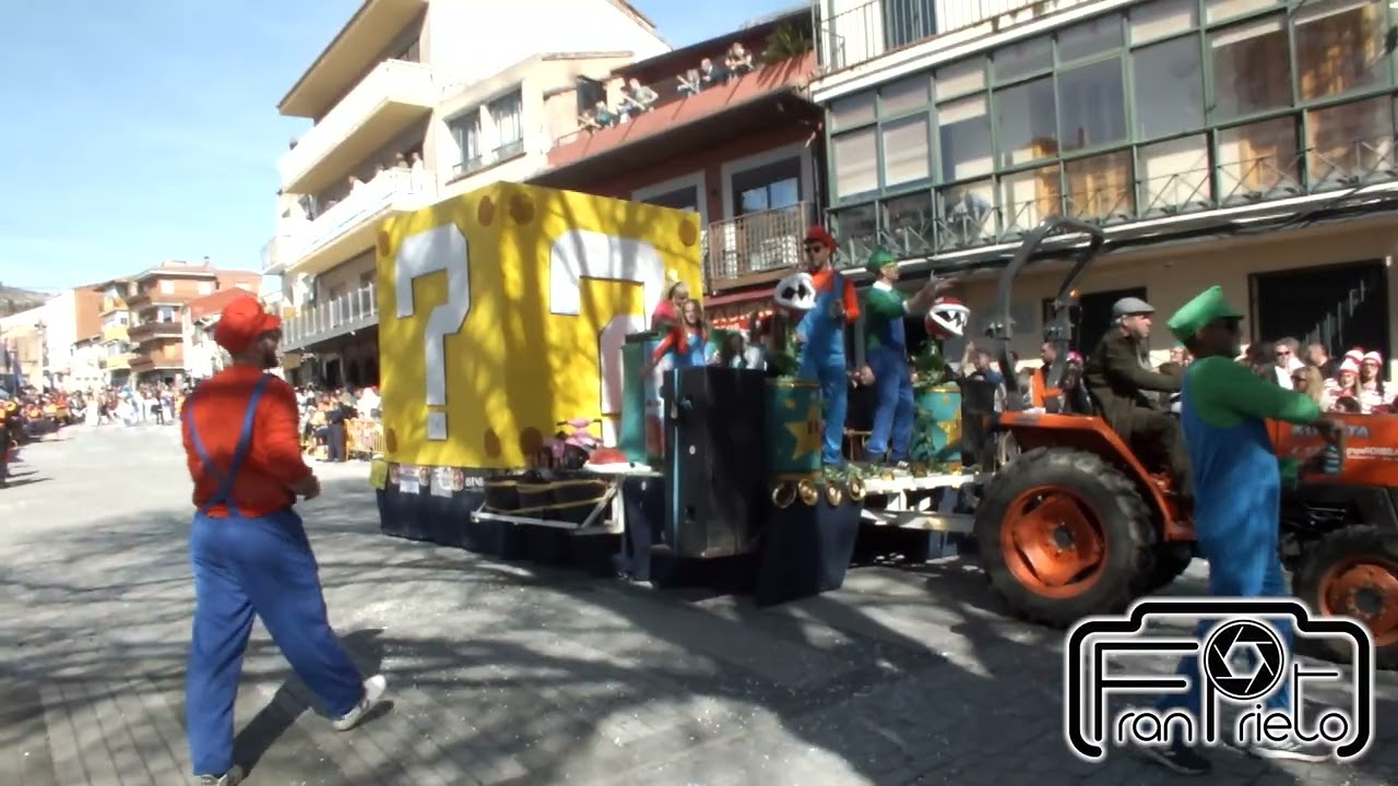 Carnavales de Cebreros 2026. Desfile provincial de comparsas y carrozas 22 de febrero. Vídeo42