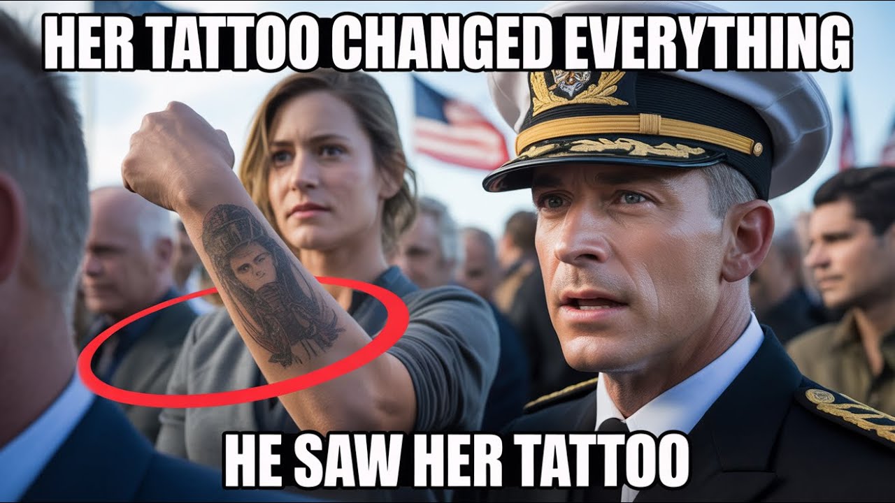 She Only Came to Watch Her Son Graduate — Until a SEAL Admiral Saw Her Tattoo and Froze