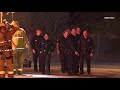 21-year-old man, 18-year-old woman rescued from fast-moving water in the Pacoima Wash, California.
