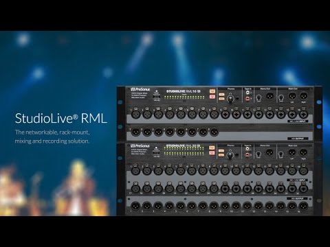 StudioLive RML Series Launch Demonstration