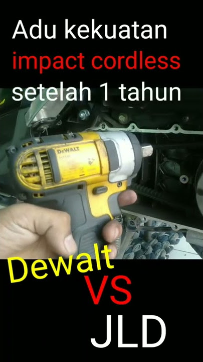 Adu kekuatan impact jld vs dewalt setelah 1 tahun