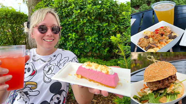 EPCOT Food & Wine Festival 2022 🍰 NEW Booths, Talking Trash Can, Live Music & Caught in a Storm!