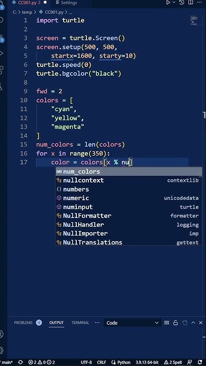 🤯 Art made ONLY with Python code - Creative Coding #python #programming ...