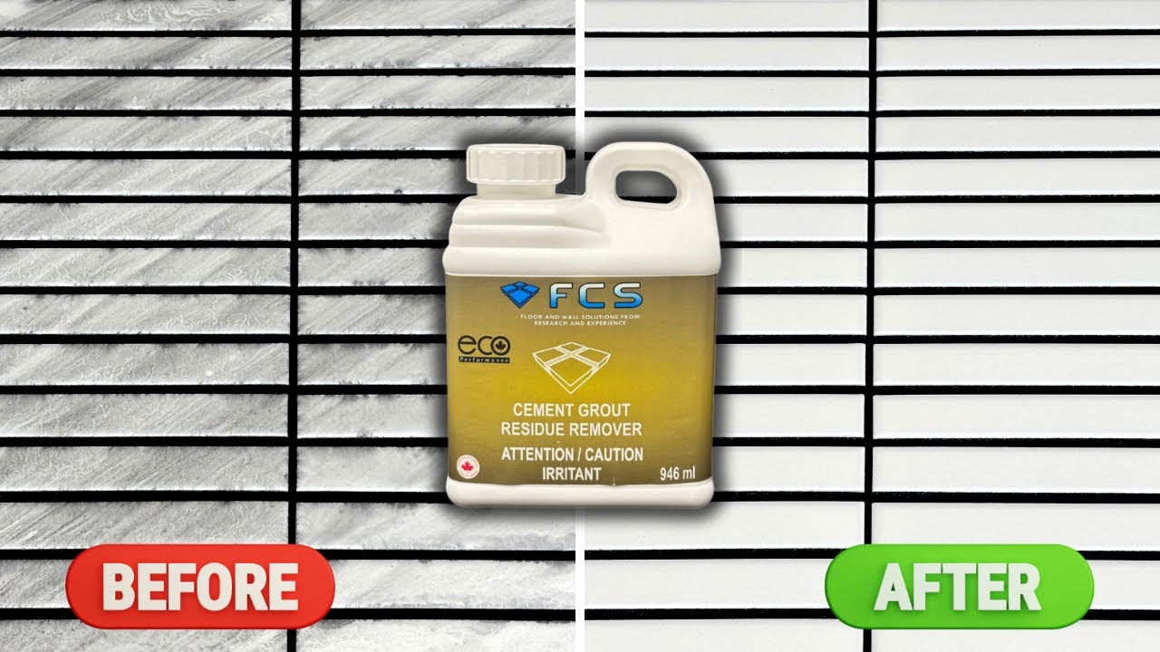 Cement Grout Residue Remover | Tutorial