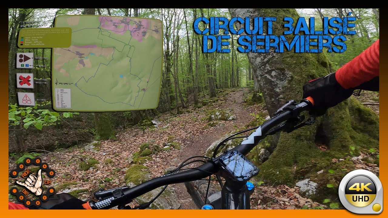 Michel Participe à Un Rallye Vtt Sur Un Parcours Balisé