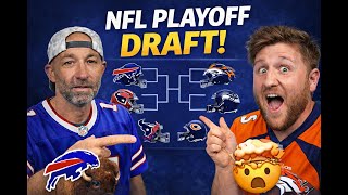 NFL Playoff Draft Chaos! 🏈 | Choosing Winners & Losers Predictions — Halfway to Middle Aged