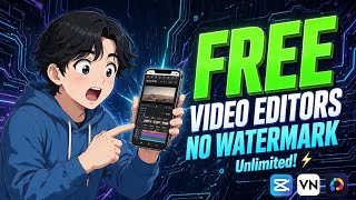 Top 3 FREE Video Editor Apps - No Watermark | Best Video Editor for Android 2026 (Unlimited Export)🔥