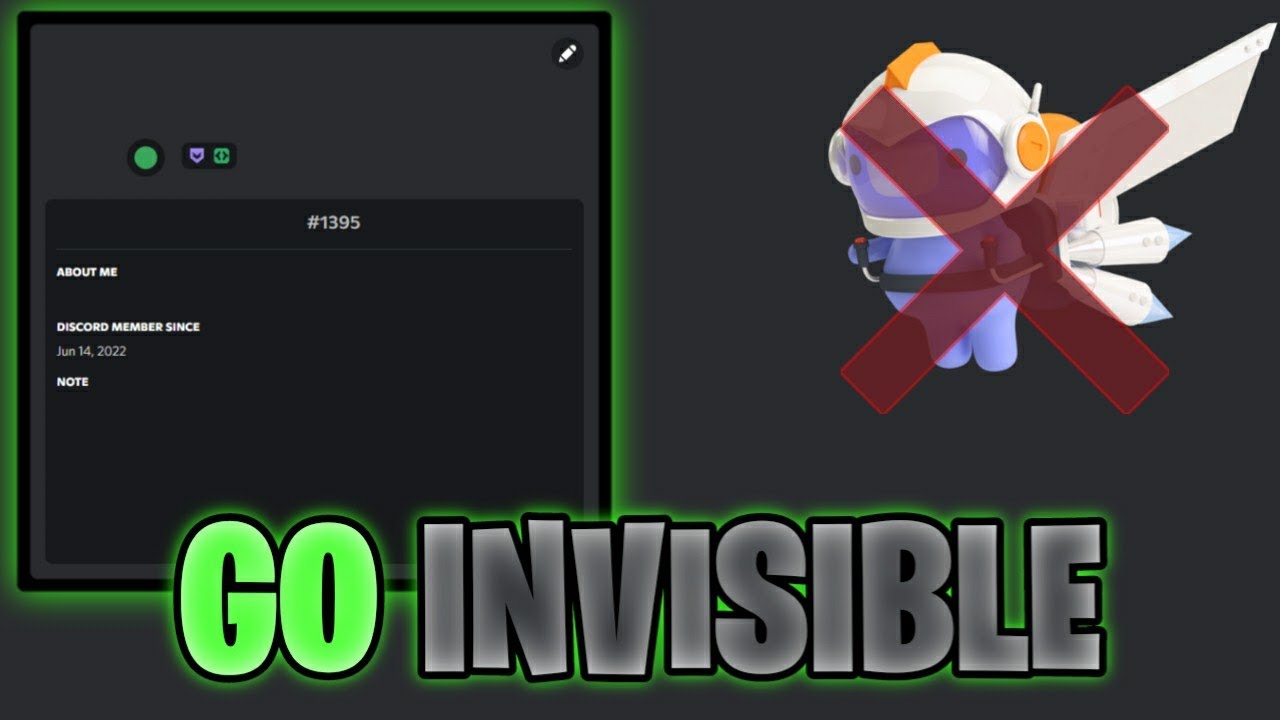 (NEW METHODE) How to go invisible on Discord 2024! / NO NITRO - YouTube