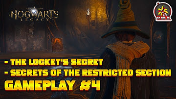 SECRETS OF THE RESTRICTED SECTION MAIN QUEST - HOGWARTS LEGACY | GAMEPLAY #4 NO COMMENTARY