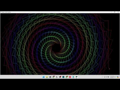 Easy Turtle Graphics & Colors in Python!