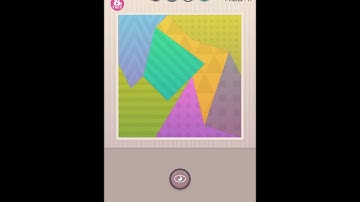 Polygrams Tangram Square Basic Levels 7 pieces answer