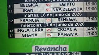Progol 2336 Schedules