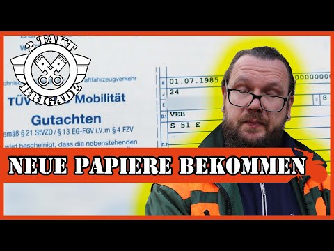 Simson Papiere | Legale 60km/h Papiere trotz KBA ABSAGE! | Wie haben wir das GESCHAFFT?