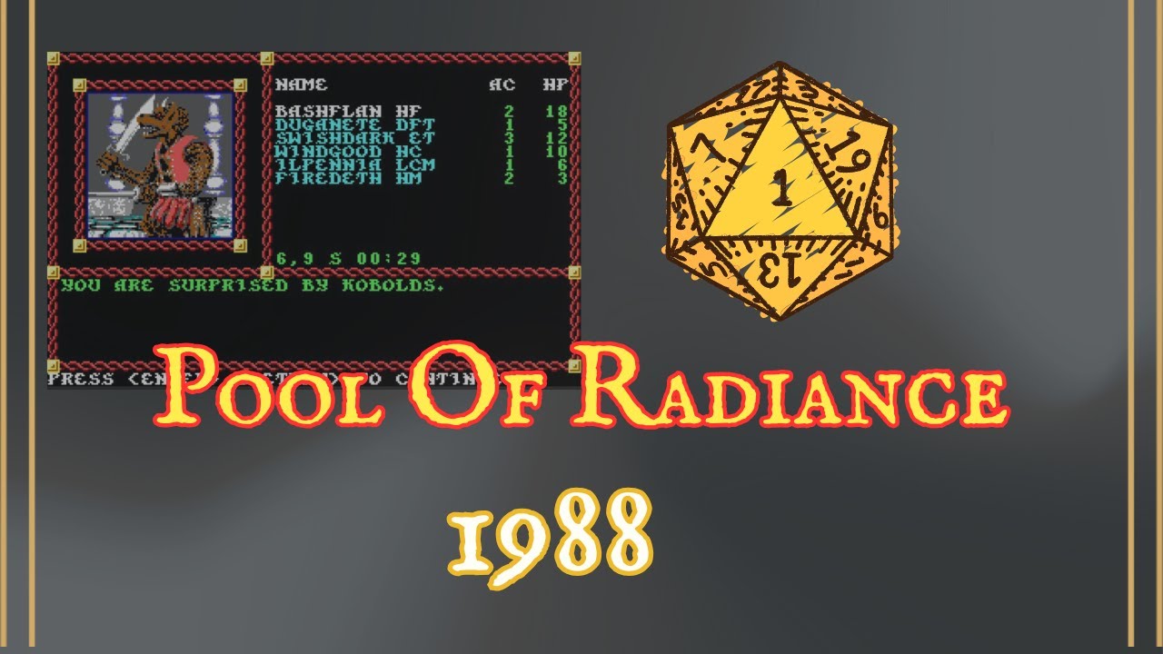 Rediscovering Pool of Radiance (1988) | The Game That Shaped RPG History