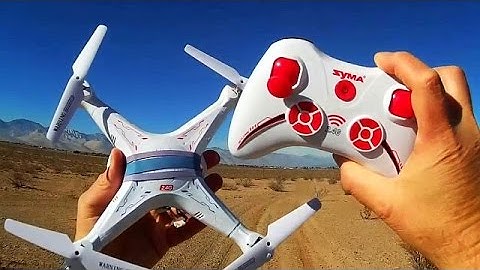 Syma X5C Drone Range Test with X11 Controller