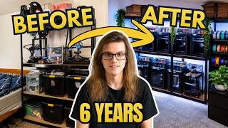 Complete 3D Printing Workspace Tour | 6 Years of Work Shown