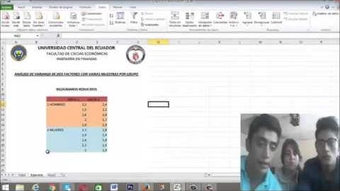 VIDEO 1 ANALISIS DE VARIANZA DE DOS FACTORES