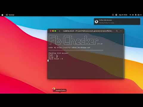Bot Facebook login check