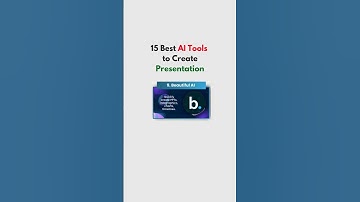 15 best AI Tools to create presentation #shortvideo #coding #software #aitools