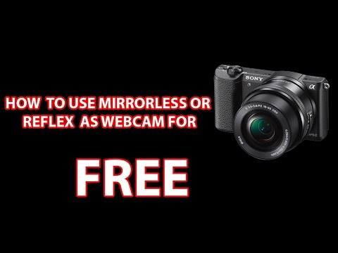 Usare Macchina fotografica come una webcam GRATIS [SUB ENG]How to use sony a5100 as webcam for FREE!